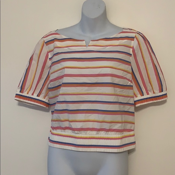 J. Crew Tops - J.Crew stripe blouse